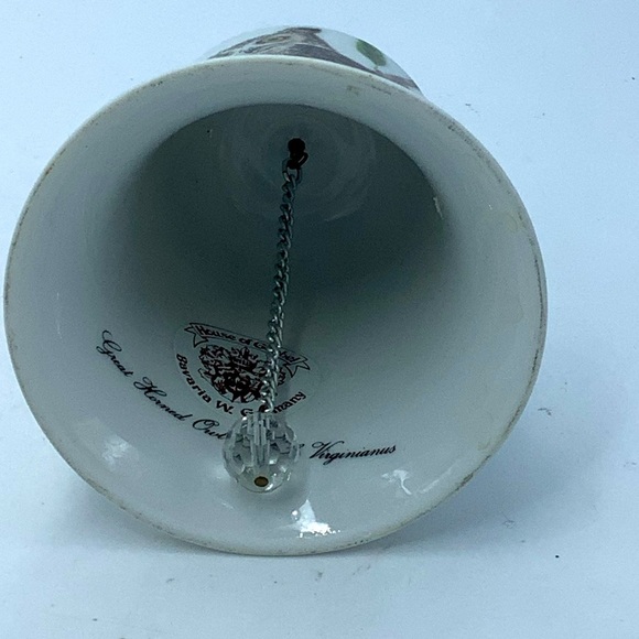 Vintage House of Goebel Bavaria  Porcelain Great Horned Owl Bell - Picture 6 of 7